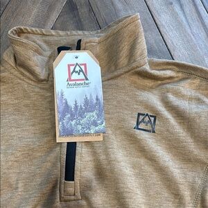 Avalanche Tan Quarter-Zip Pullover